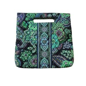 Vera Bradley Blue Rhapsody Retired 2009 Square Tote Bag Handbag Crossbody Strap